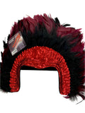 Red Feather & Sequin Headpiece