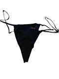 Plus Size Black Thong