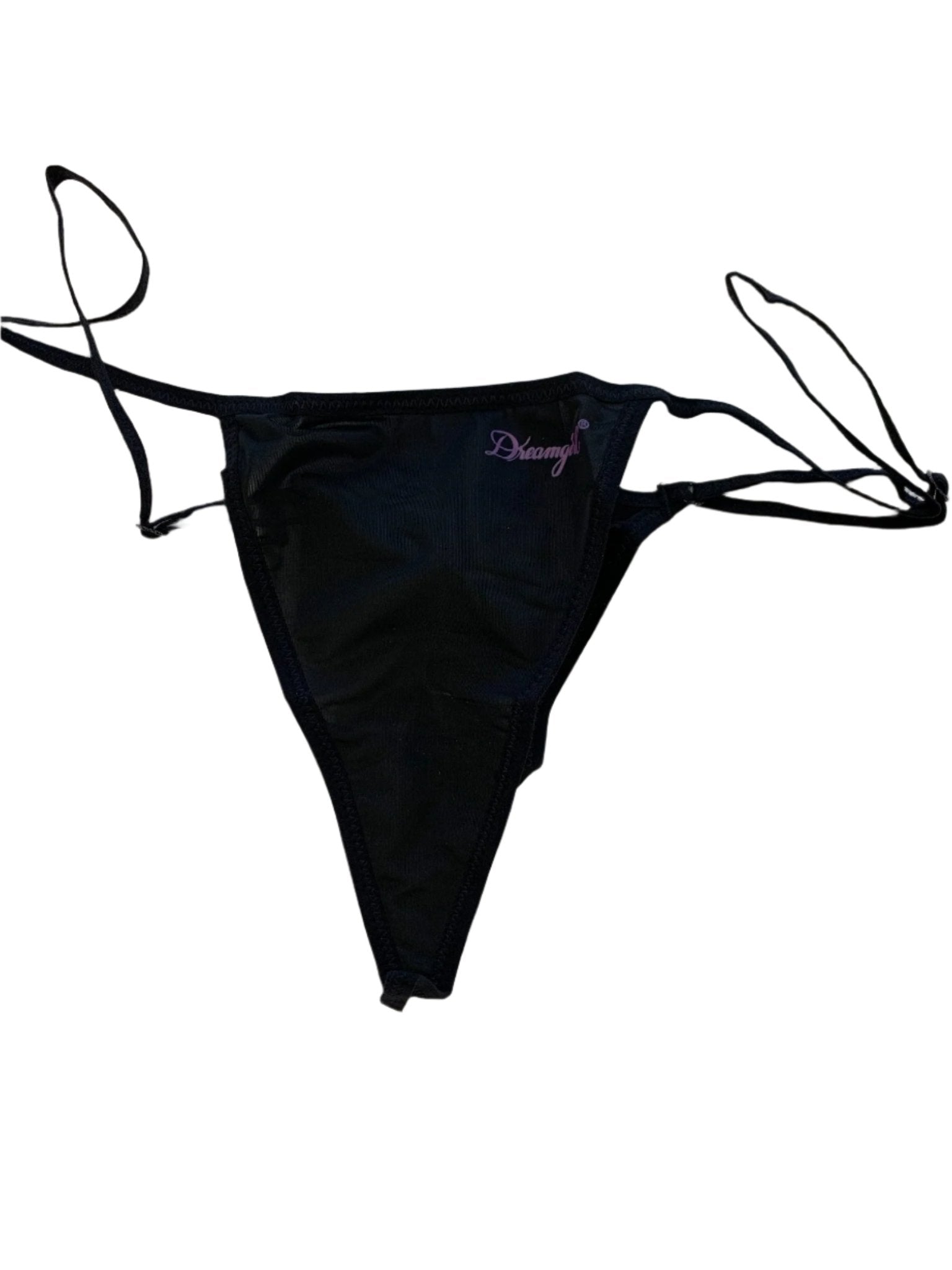 Plus Size Black Thong