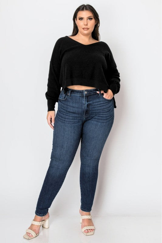 AT1041NSKDC-P Corset Plus Super Skinny Jeans