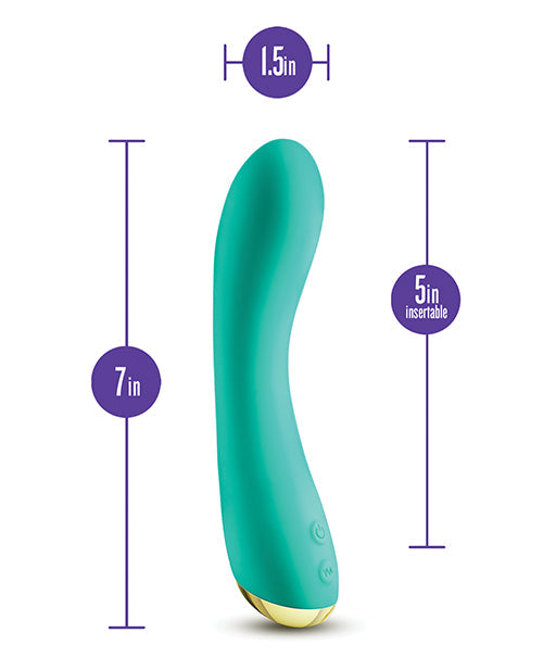 Blush Aria Luscious AF G-Spot Vibe - Teal