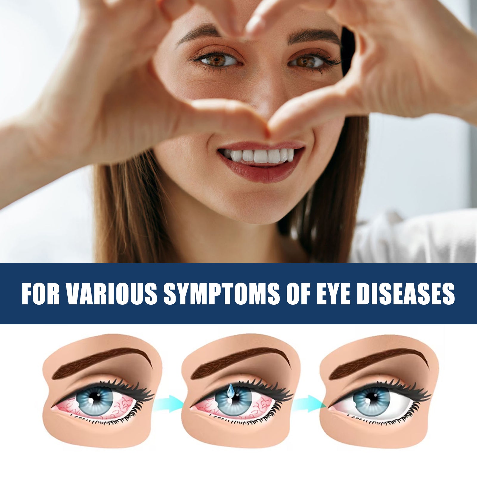 Ultra Eye Soothing Drops, Relief Red Eye Dry Eye Blurred Eye Fatigue Eye Drops