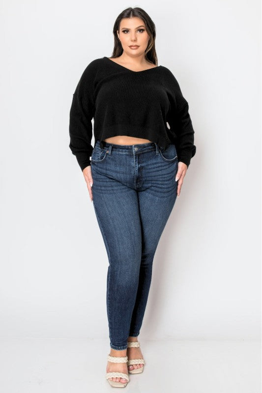 AT1041NSKDC-P Corset Plus Super Skinny Jeans