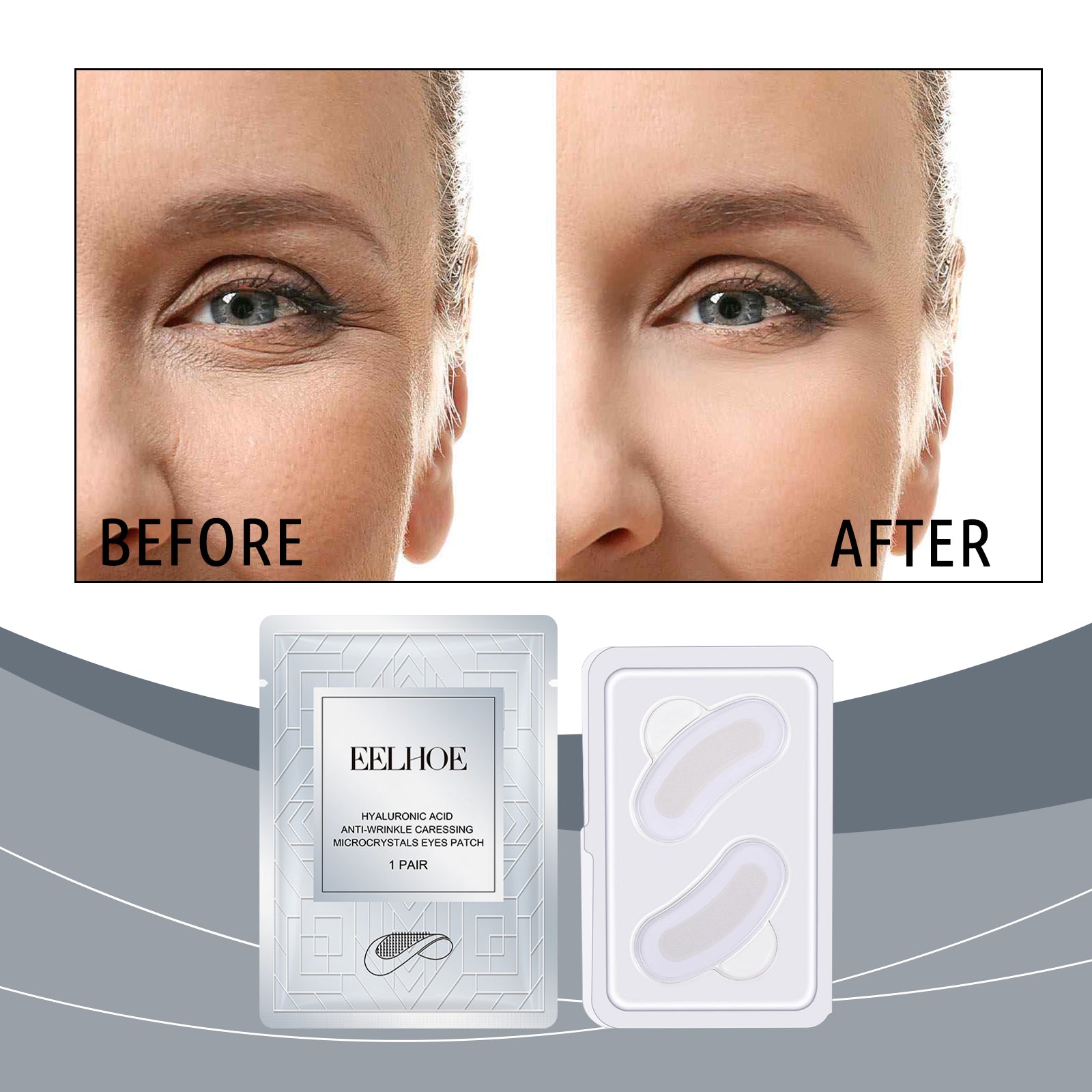 Anti-Wrinkle Eye Mask, Lightening Eye Lines, Moisturizing And Firming Eye Mask
