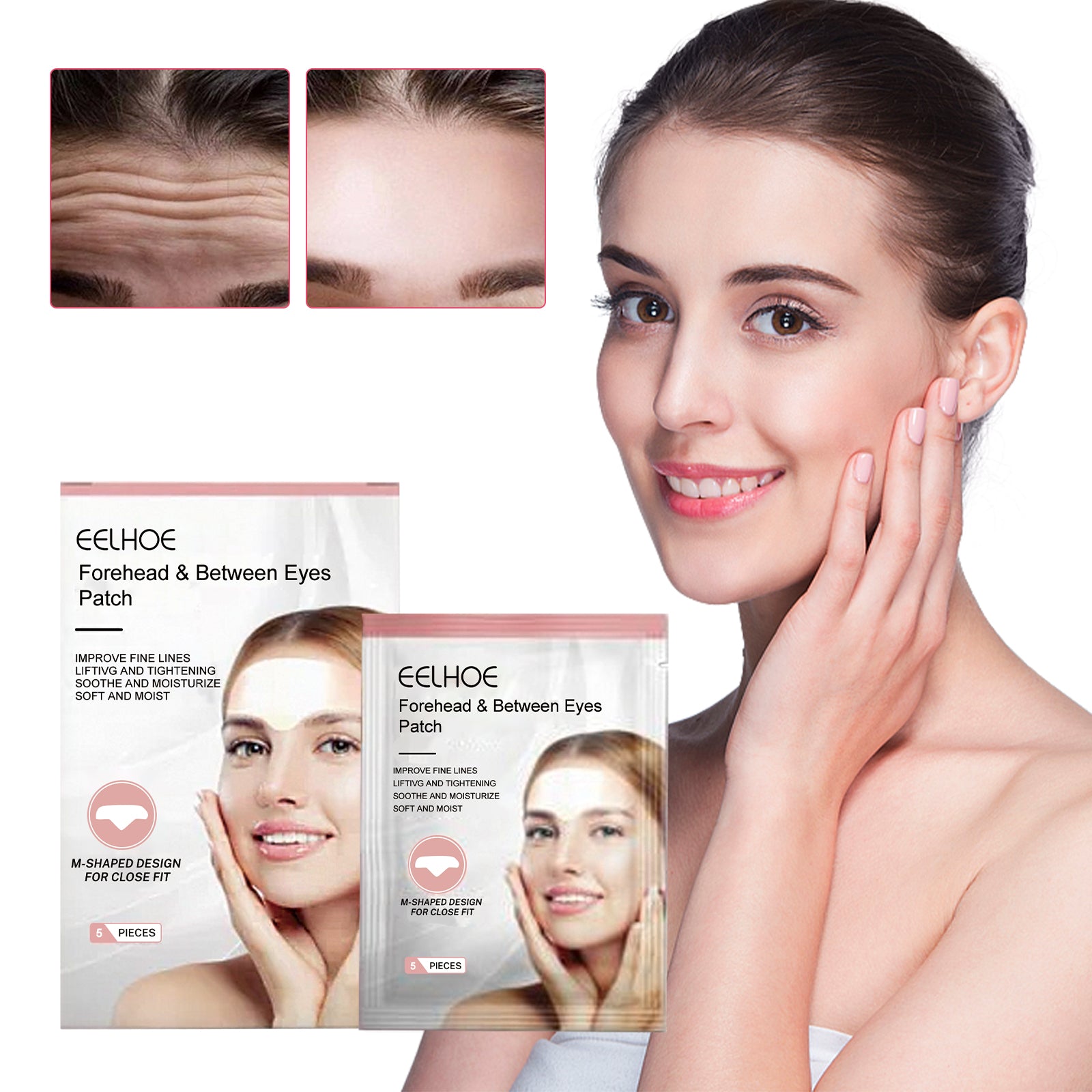 Forehead Interocular Wrinkles Patch Smooths And Tights Forehead Wrinkles Light Fine Lines Swordeight Forehead Lines