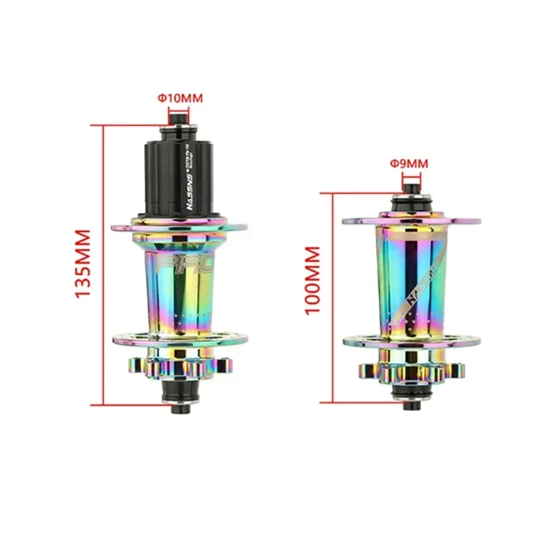 HASSNS PRO7 MTB Hub 32 Holes Bearing Bike Freehub Rear Hub Quick Release 32H Four Palin 7 8 9 10 11 12 Speed 6 Pawl Hubs