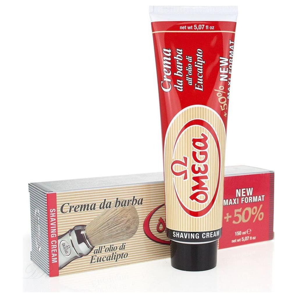 Omega Shaving Cream With Eucalyptus Oil In Tube 150 ml #45150