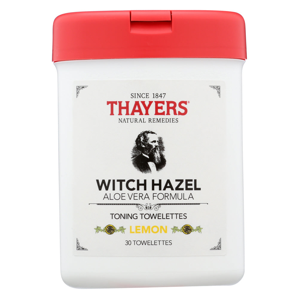 Thayers Witch Hazel Toning Towelettes Lemon