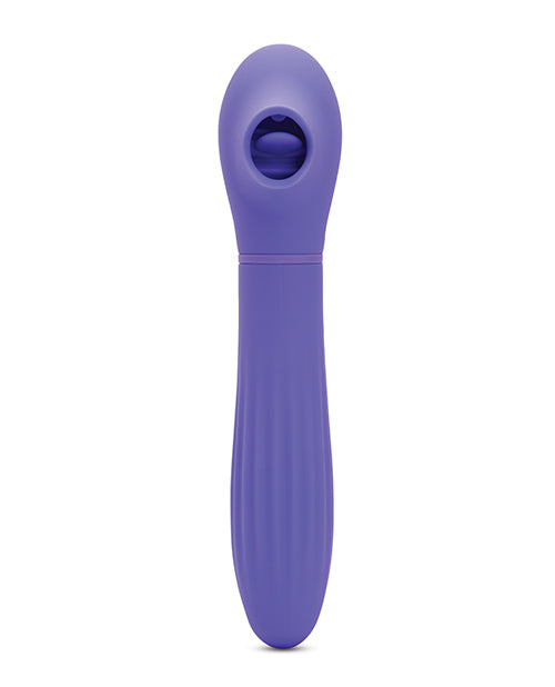 Nu Sensuelle Triple Action Daisy Suction Vibe - Ultra Violet