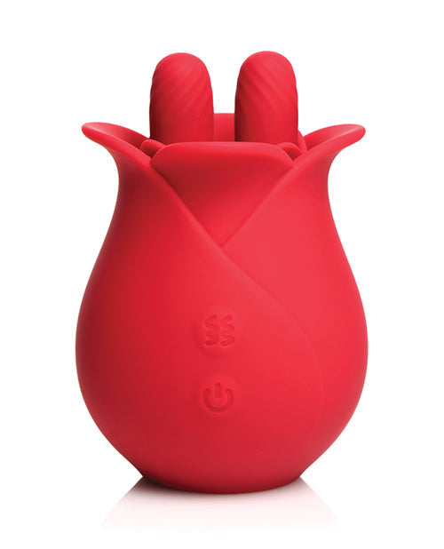Bloomgasm The Rose Fondle Clit Stimulator - Red