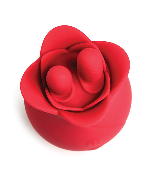 Bloomgasm The Rose Fondle Clit Stimulator - Red