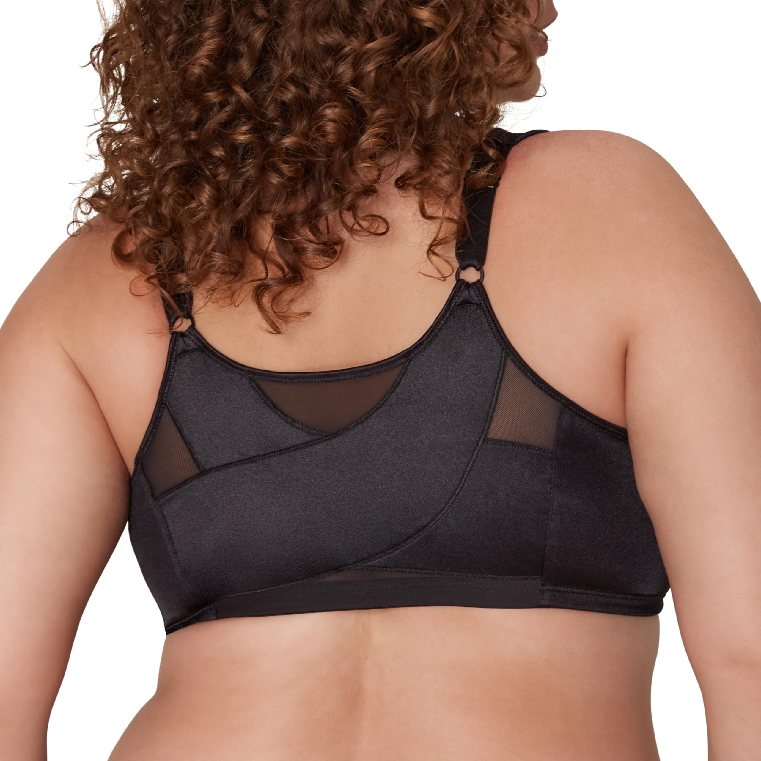 PLAYTEX Women's 18 Hour Extra Back Support Front Close Wireless Nude 2-Pack 36C