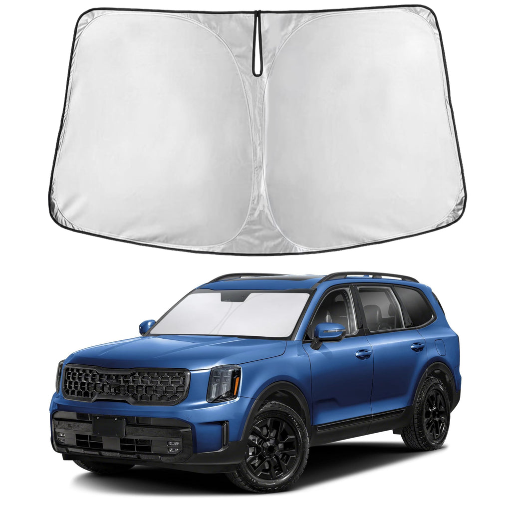 EcoNour Windshield Sunshade for Kia Telluride 2020-2025 UV Heat Blocker