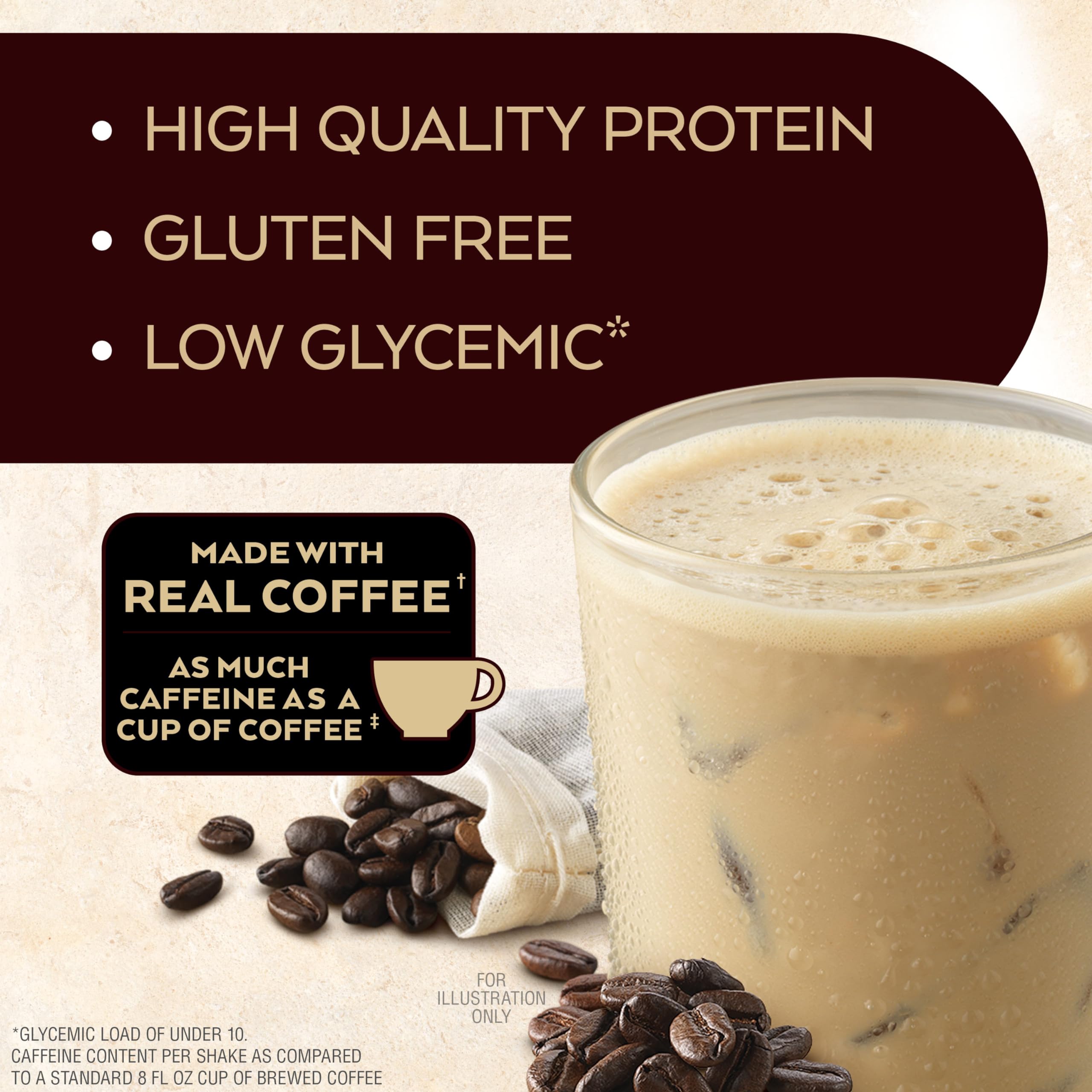 BestBy03/26 Atkins Café au Lait Iced Coffee Protein Shake 12 Count 11 Fl Oz