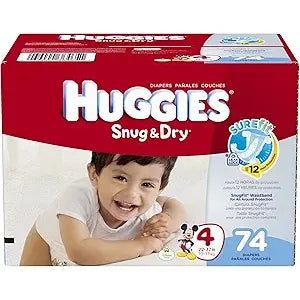 Huggies  Snug/Dry Sz4 Un3 Dl575859