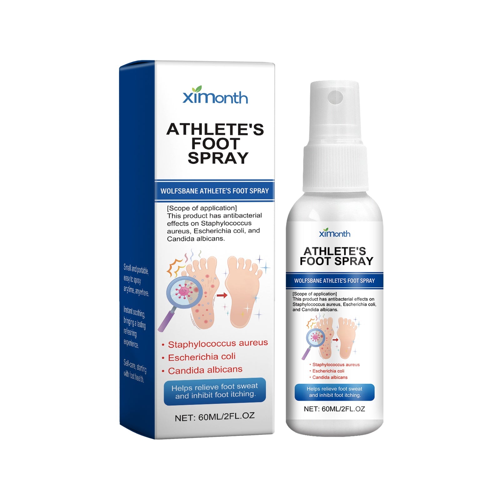 Foot Care Spray Soothing Dry Feet Mild Moisturizing Foot Care Spray