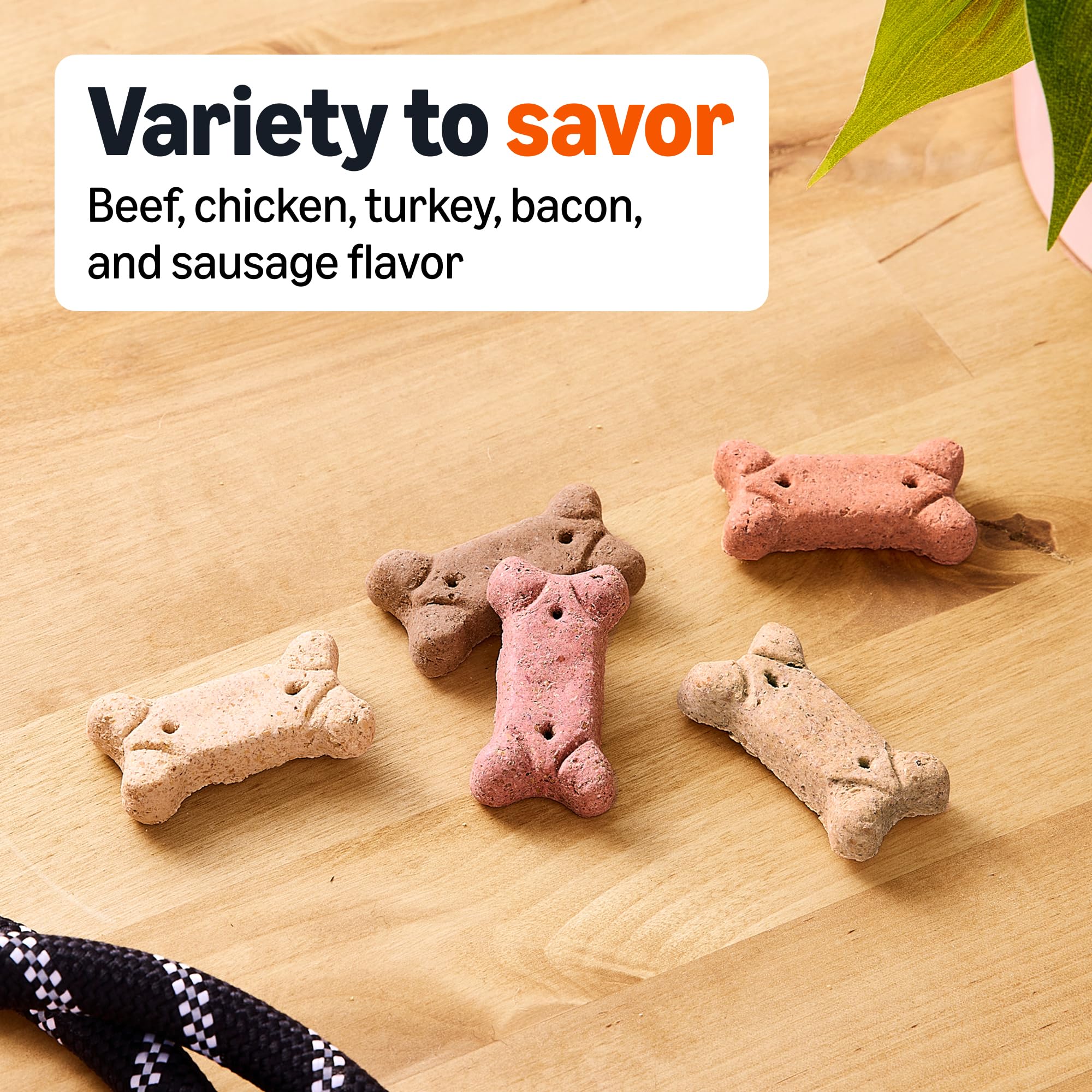 Amazon Basics Crunchy Dog Biscuits Multi Flavor 5 lb Box