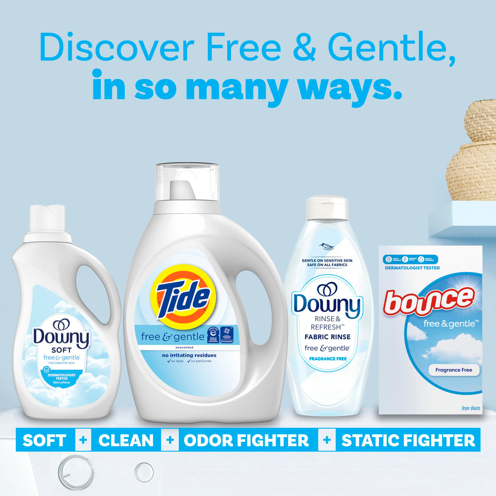Tide Free & Gentle Liquid Laundry Detergent 84 fl oz 64 Loads