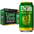 BestBy05/27 Liquid Death Severed Lime Soda-Flavored Sparkling Water 12oz 12-Pack