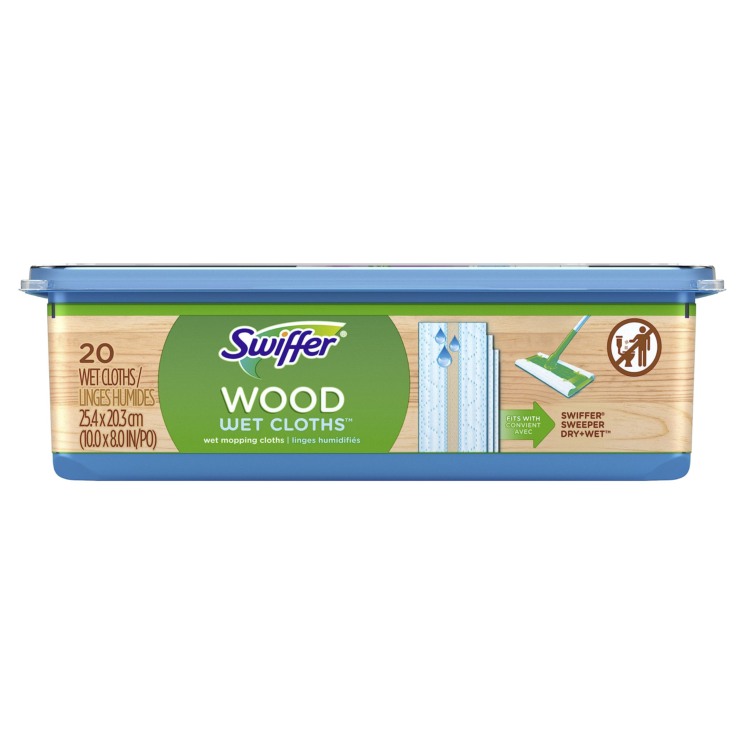 Swiffer Heavy Duty Mop Wet Multi-Surface Cloth Refills 20 Count