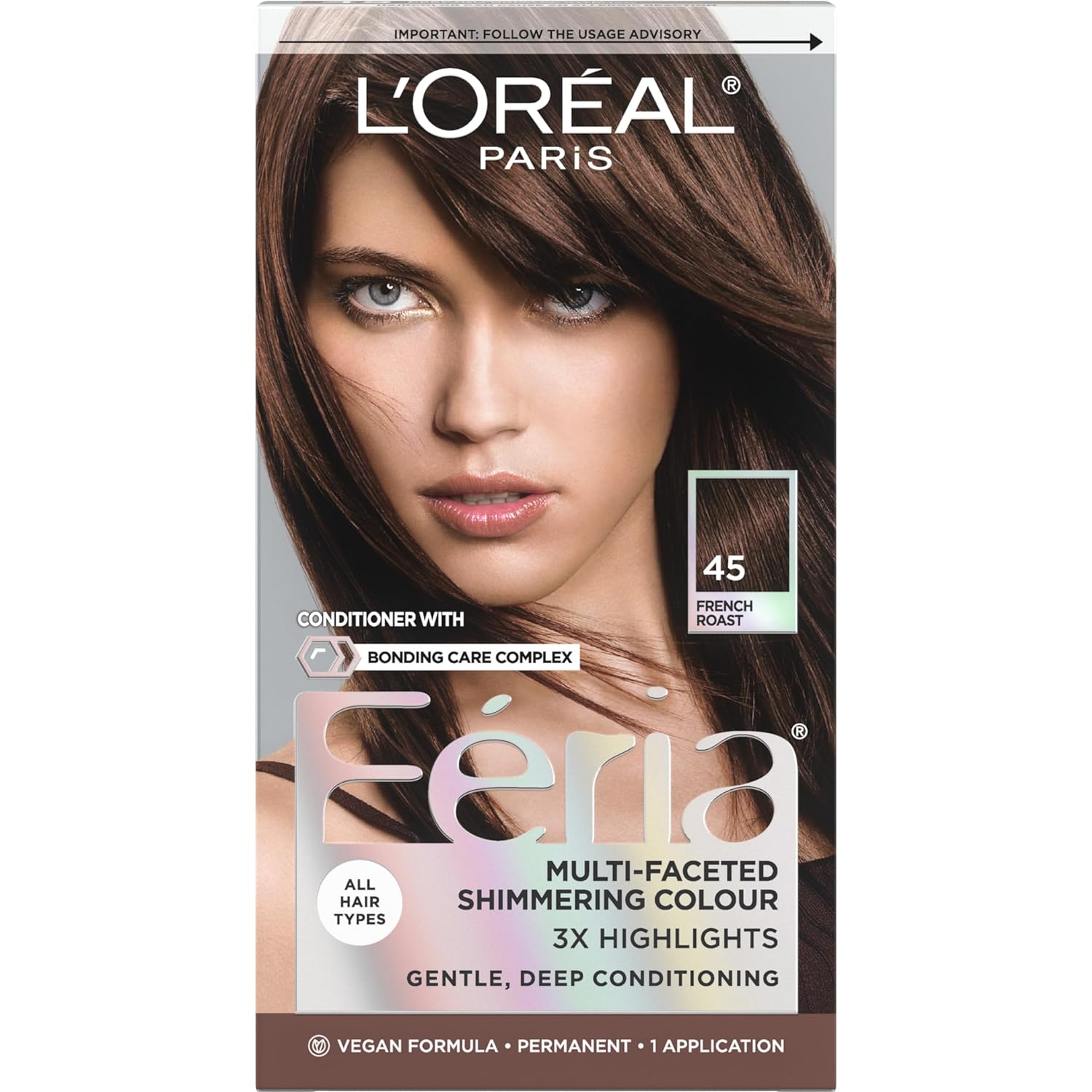 Shimmering Permanent Hair