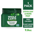 Whole Earth Stevia Leaf & Monk Fruit Plant-Based Sugar Alternative 9.8 oz
