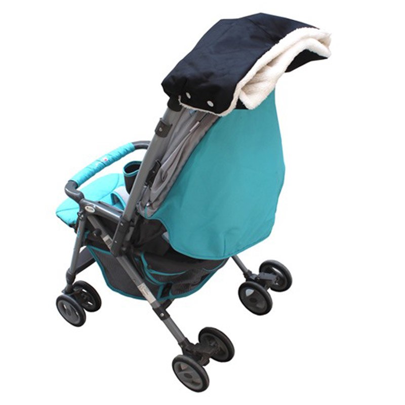 Warm Baby Winter Stroller Gloves Thicken Stroller Hand Muff Pram Accessories Waterproof Kids Pushchair Hand Cover Fur Mittens