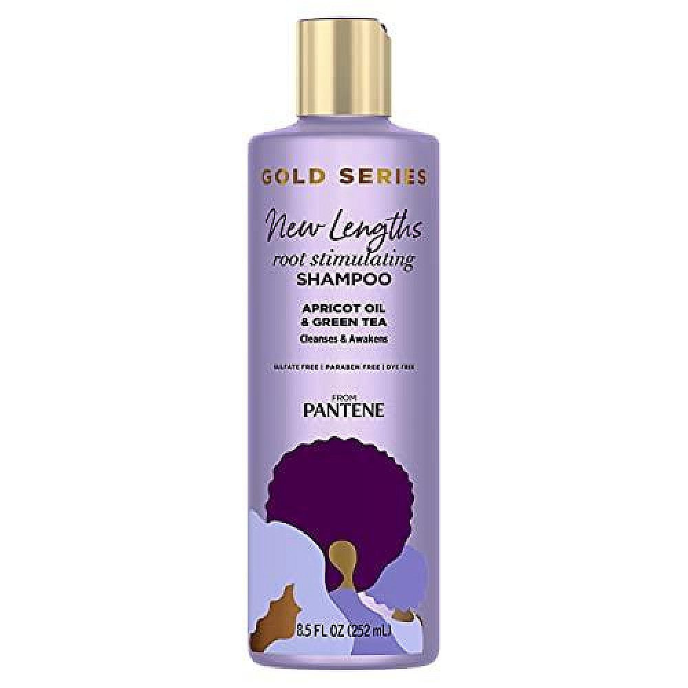 Pantene Gold Series New Length Root Stimulating Shampoo - 8.5 Fl Oz