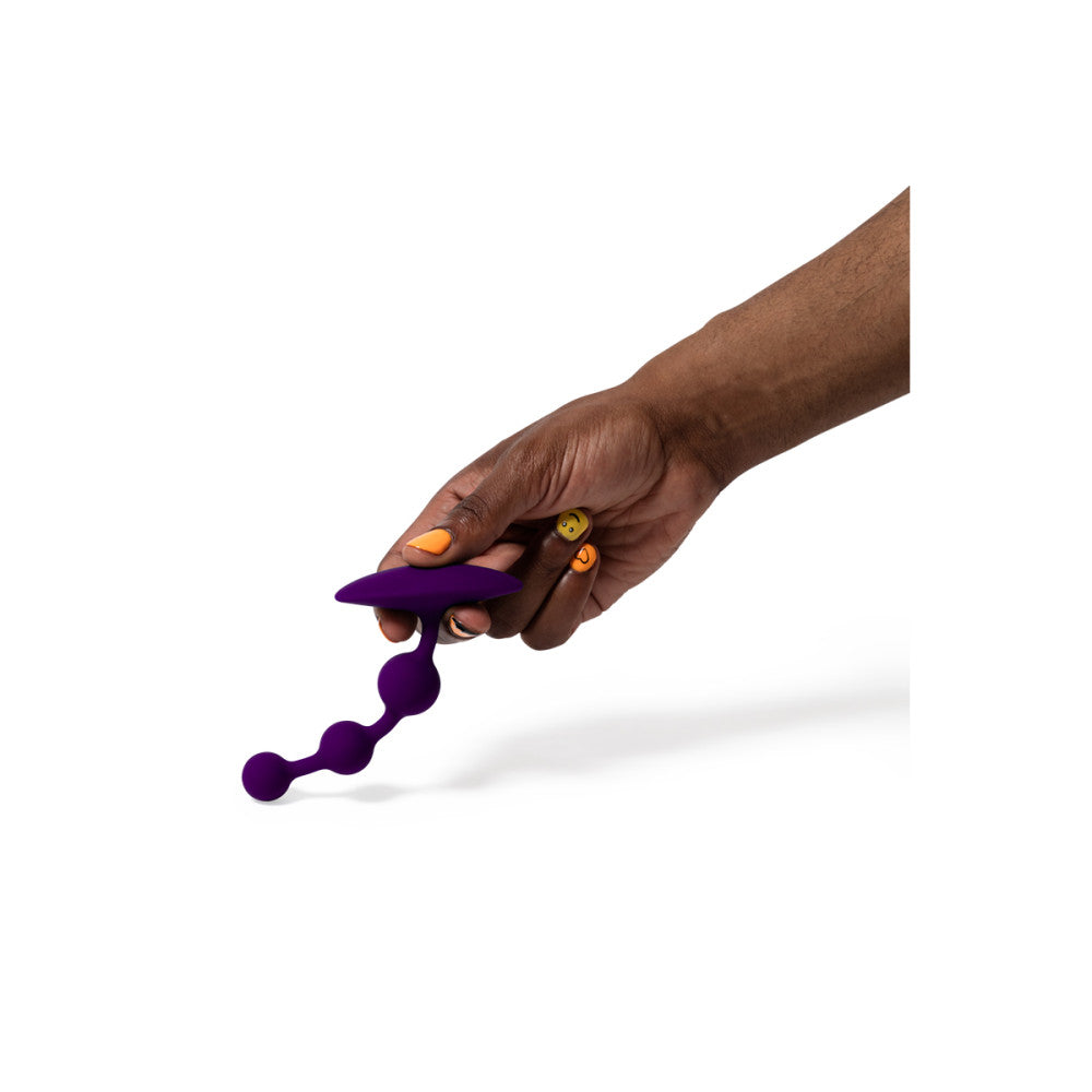 ROMP Amp Flexible Anal Beads - Violet