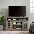 Classic TV Media Stand Modern Entertainment Console for TV Up to 65" with Open and Closed Storage Space Gray Wash
