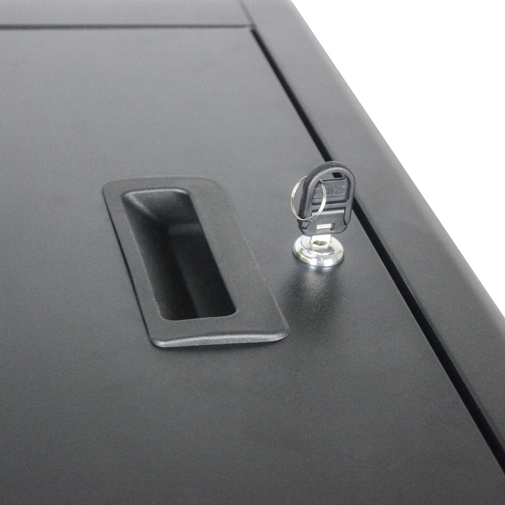 16 Bay Charging Cabinet for Laptop Chromebook Locking Charging Station-BLACK