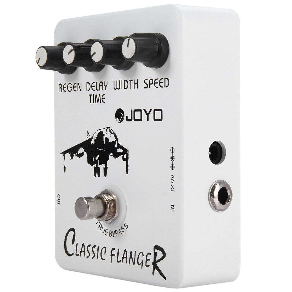 JOYO JF - 07 True Bypass Design Vintage Phase Guitar Effect Pedal with 4 Adjustable Knobs