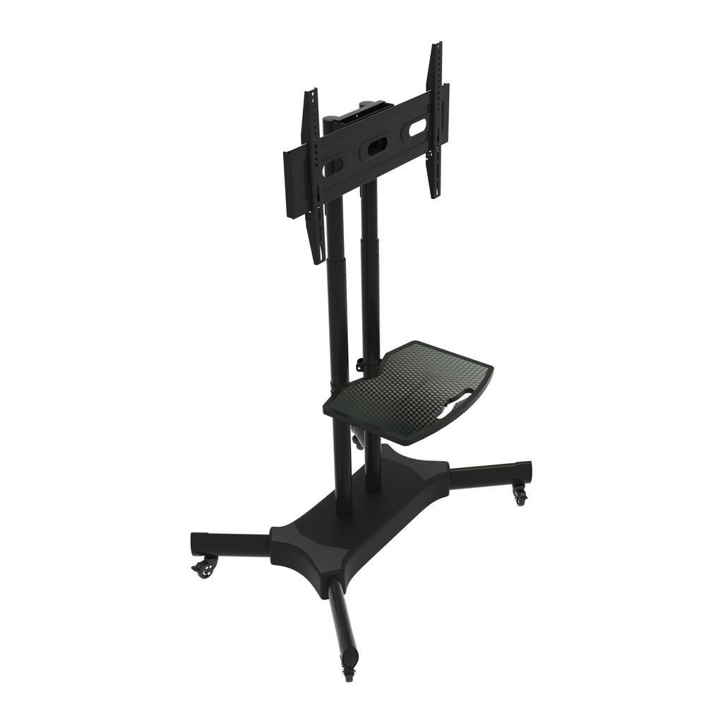 FANCO Universal Rotating TV Stand, suitable for 32-80 inch TVs, with adjustable tilt height and maximum VESA 600x400mm (black)