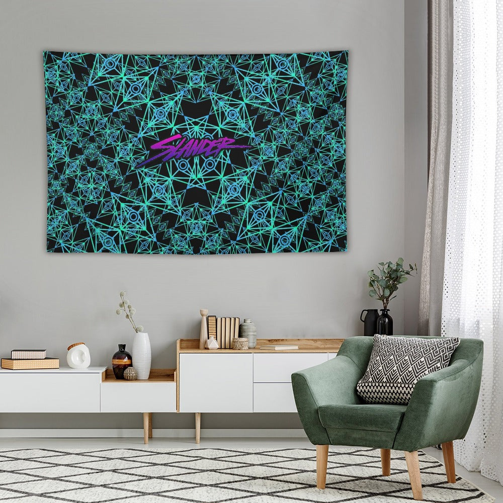 Custom EDM Artist Tapestry Rave Wall Hanging Music Festival Flag Camping Totem Decoration Large Multiple Sizes