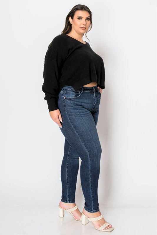 AT1041NSKDC-P Corset Plus Super Skinny Jeans