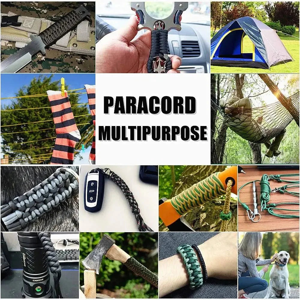 9-Core 650lb Paracord – 31m (101.7 ft) Tactical Survival Rope