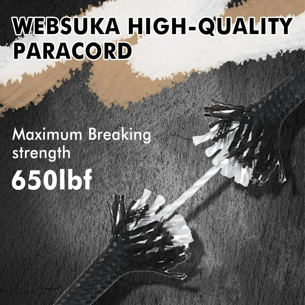9-Core 650lb Paracord – 31m (101.7 ft) Tactical Survival Rope