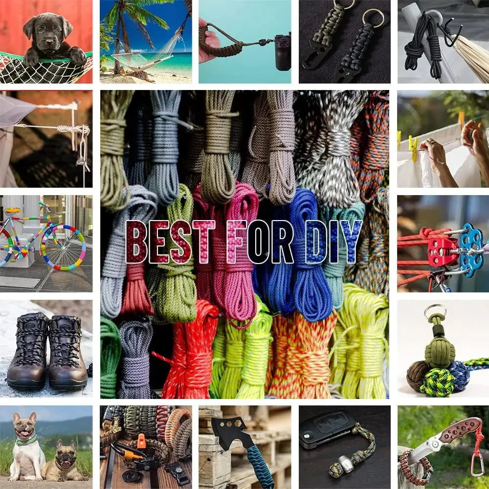 9-Core 650lb Paracord – 31m (101.7 ft) Tactical Survival Rope