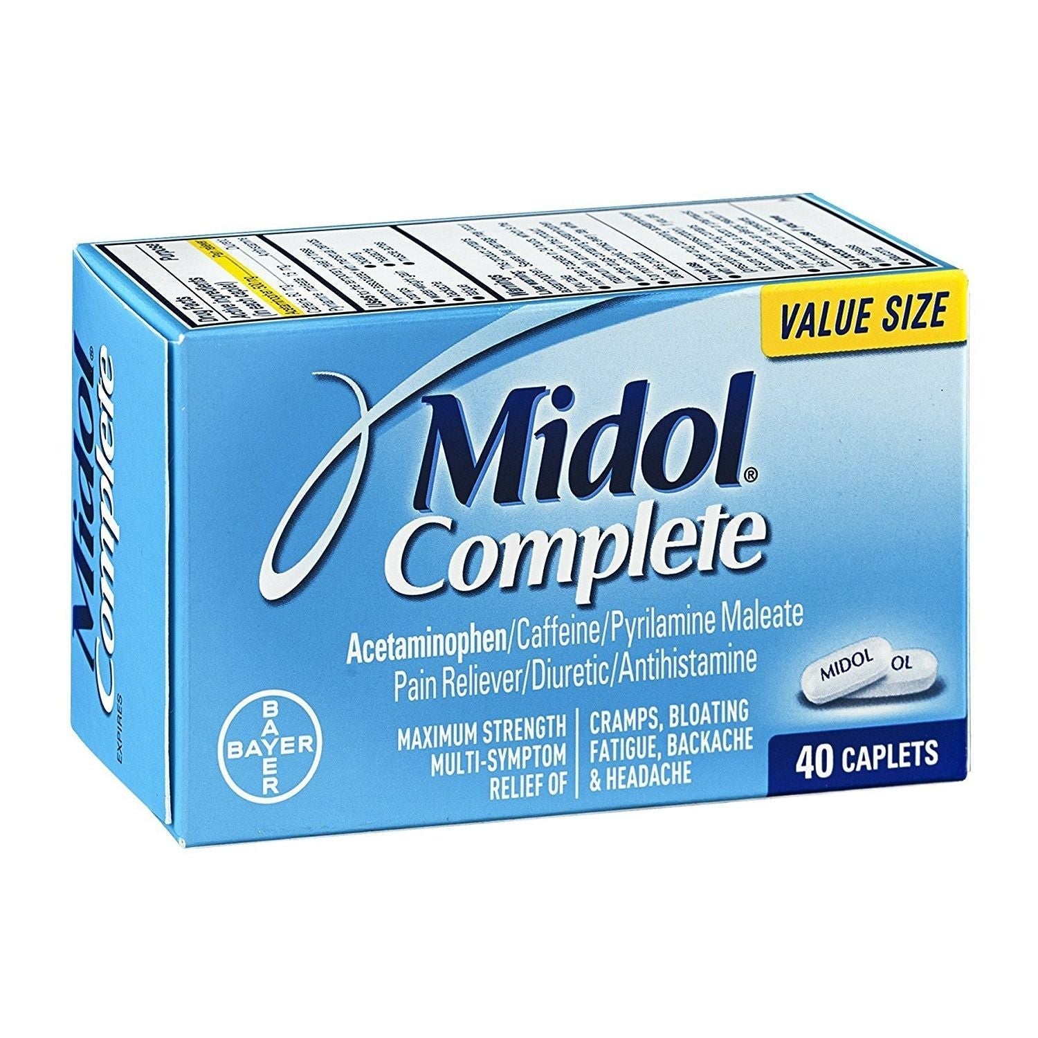 Midol Complete Caplets 40 Ct