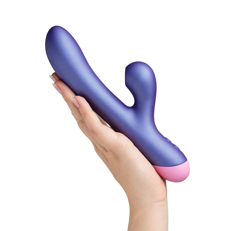 ROMP Pulse Air Pulse Rabbit Vibrator - Purple 3D