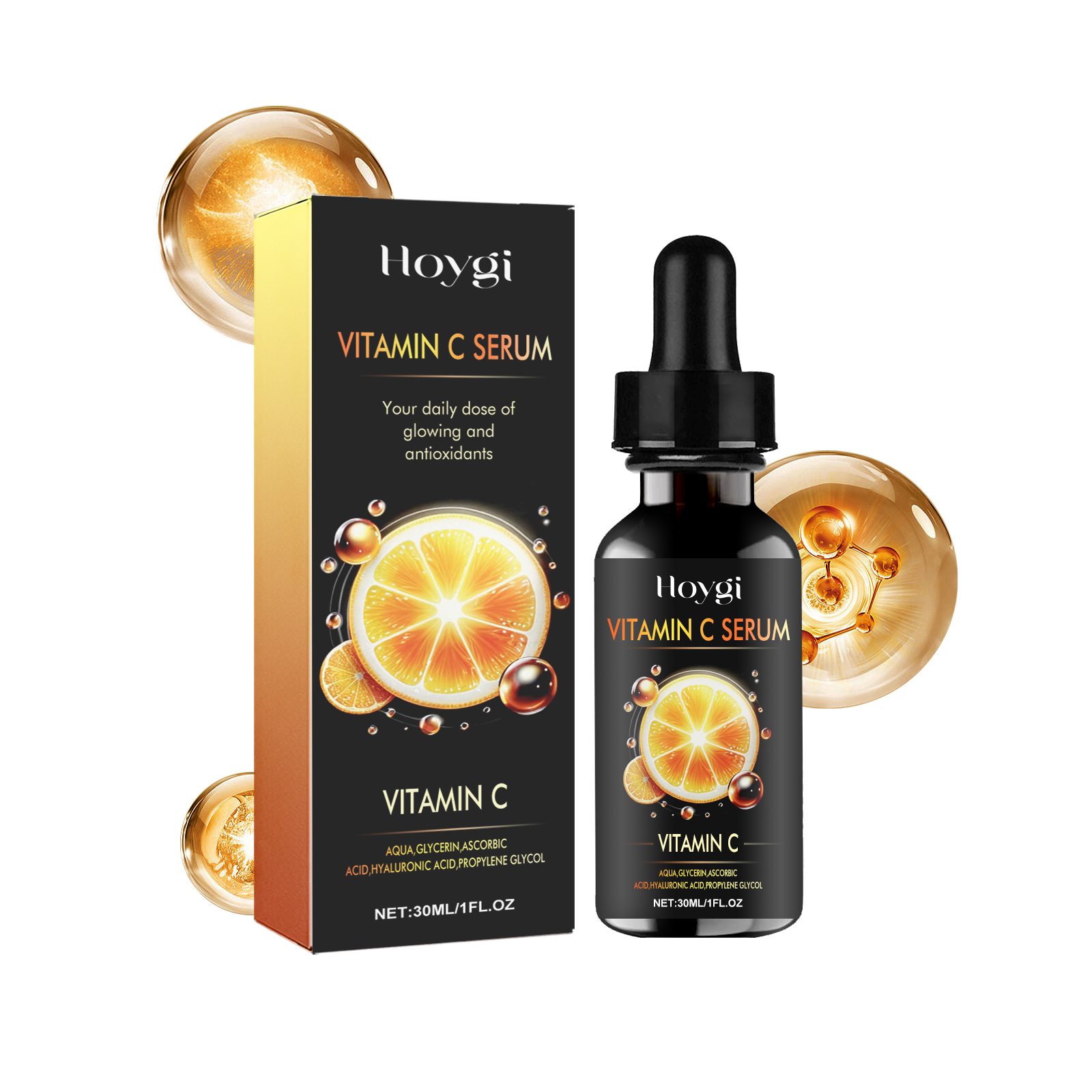 Vitamin C Serum, Deep Moisturizing And Moisturizing Whitening Essence For Subtle Spots And Fine Lines