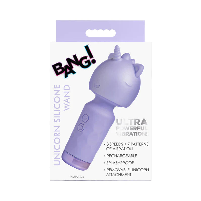 BANG! Unicorn Silicone Wand Vibrator