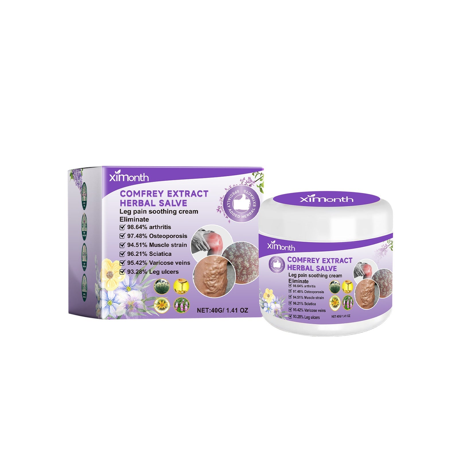 Comgrass Herbal Cream For Body Massage Treatment Herbal Essence For Soothing External Discomfort