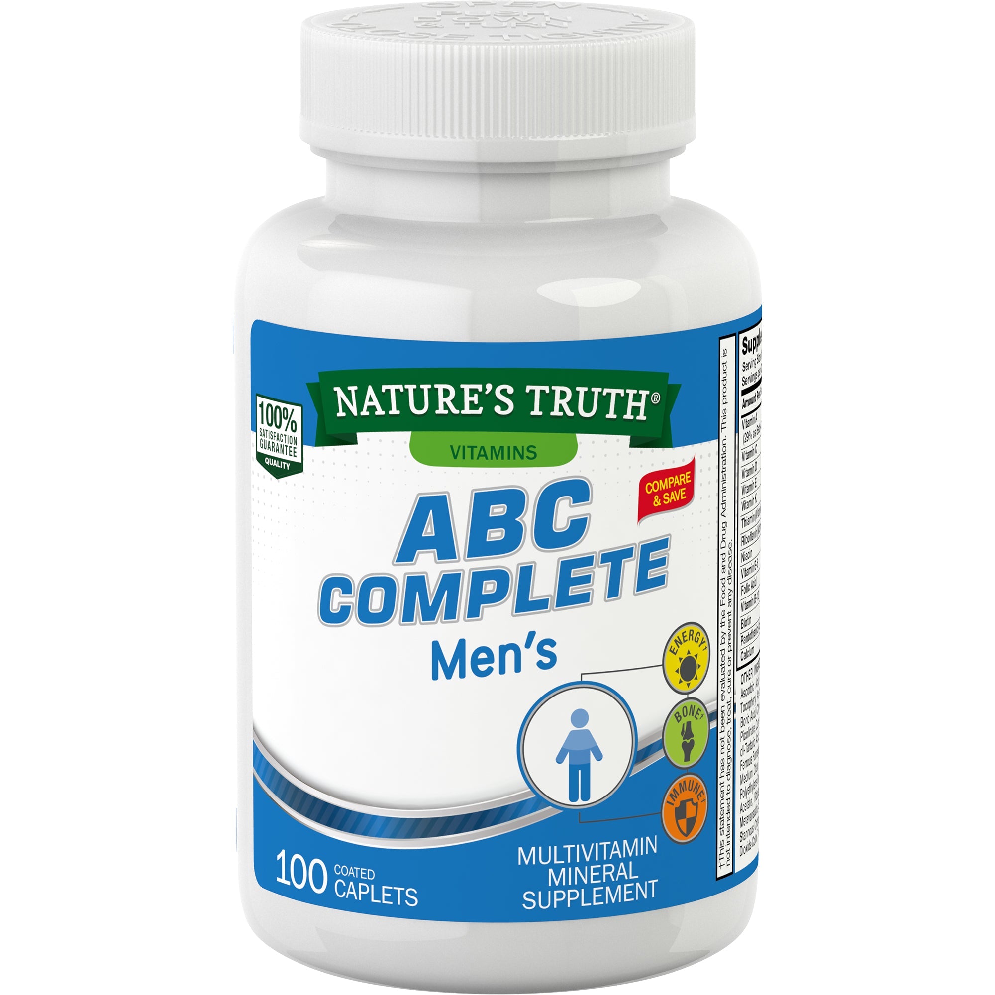 Nature's Truth Adult ABC Complete Multivitamin For Men