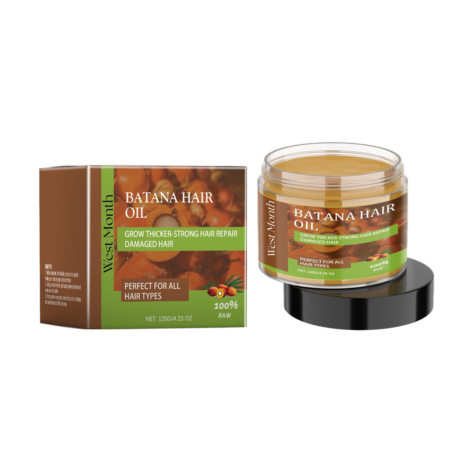 Batana Hair Care Oil, Moisturizing And Repairing Dry Hair, Soft And Smooth Hair Care Oil