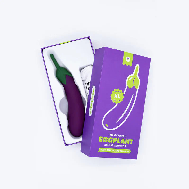 Emojibator XL Eggplant Vibrator