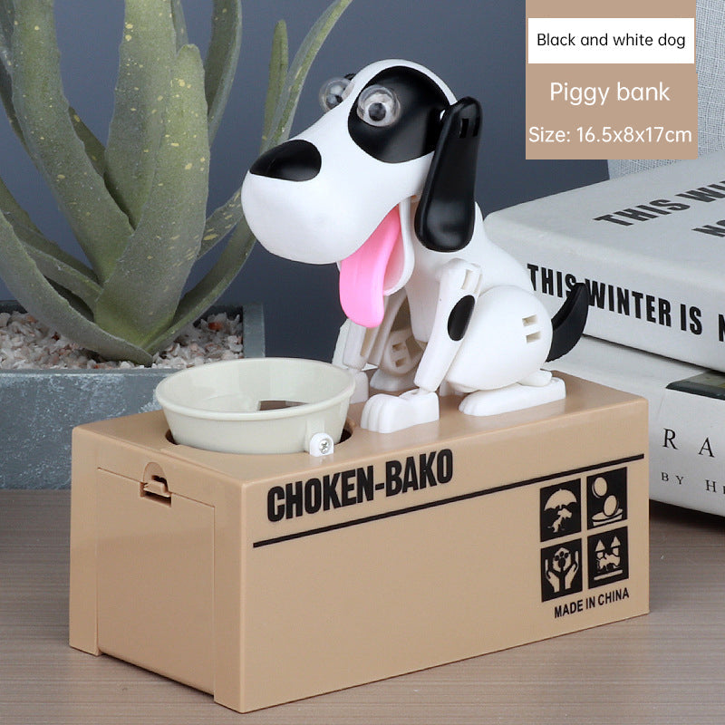 Automated Plastic Coin Bank in Panda/Cat Shape - Electronic Deposit, Savings for Kids, Great Gift