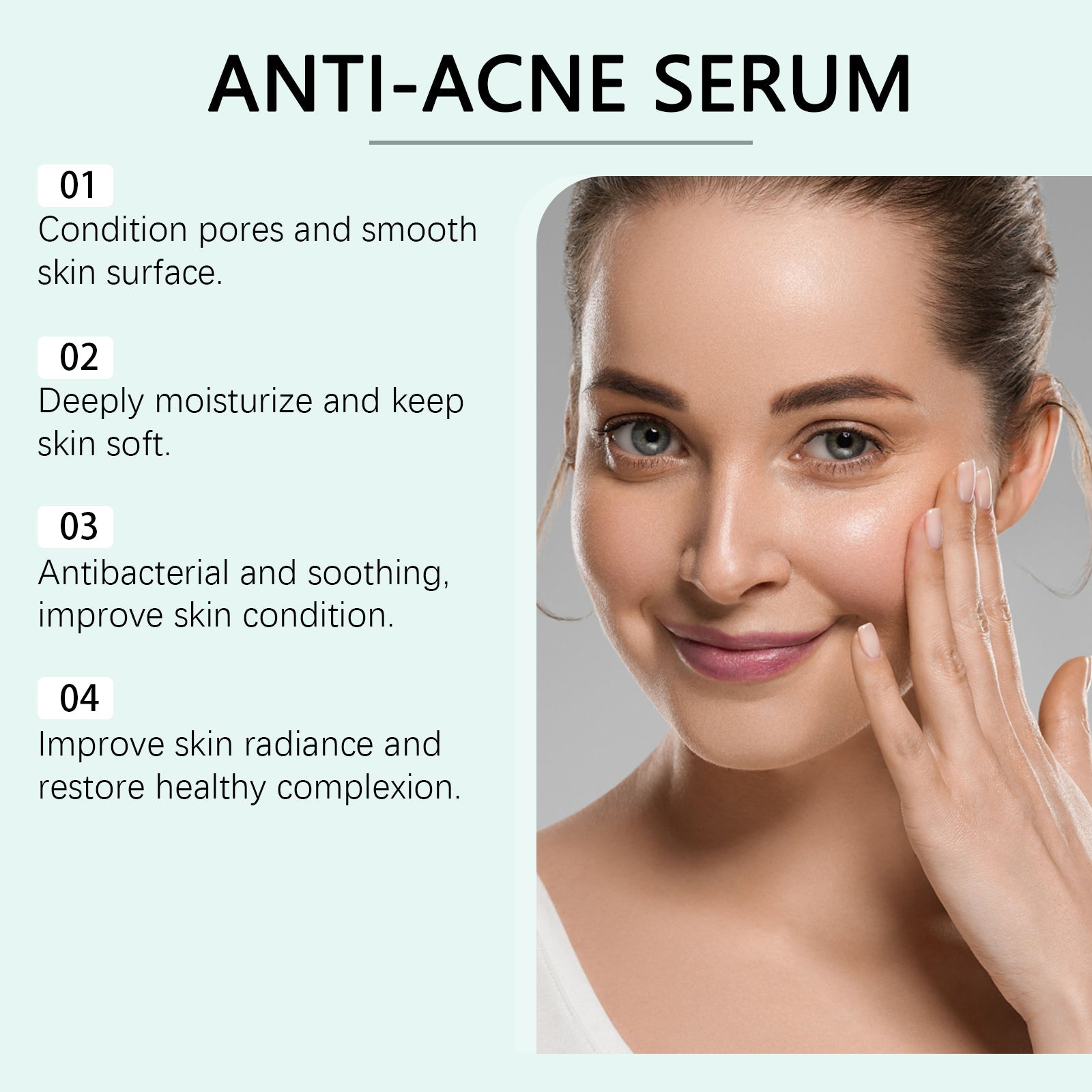 Pore Care Essence, Gently Clean Facial Skin Acne Tender And Smooth Skin Care Essence