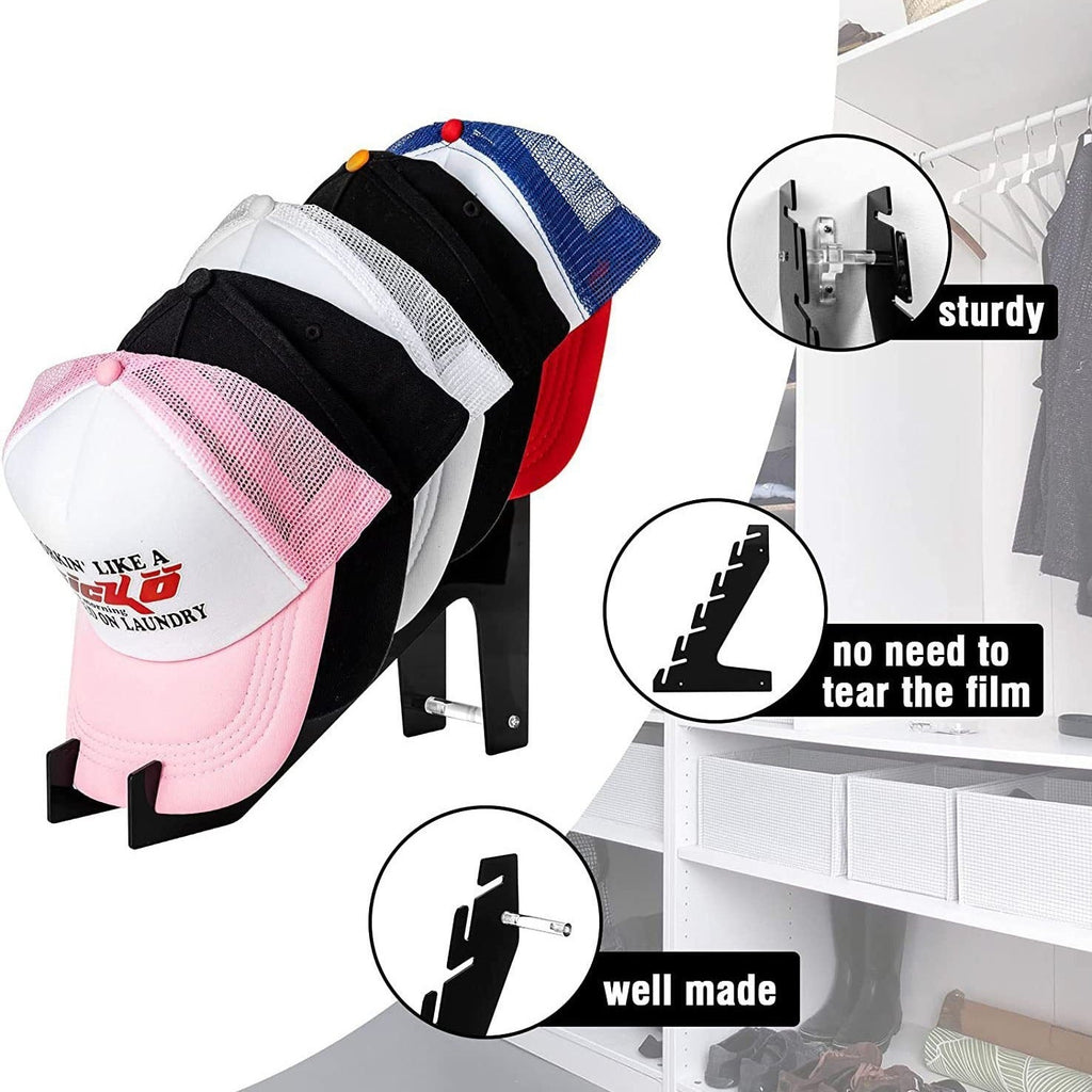 Hat Wall Hanging Rack Acrylic Duck Tongue Hat Storage Rack