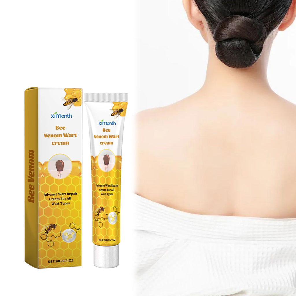 Bee Venom Wart Cream, Repair Smooth Skin Lightening Nevus Spot Nevus Cure Wart Care Cream